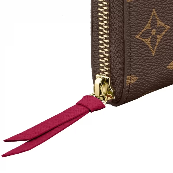 2 Monogram Canvas Clemence Wallet Fuchsia M60742