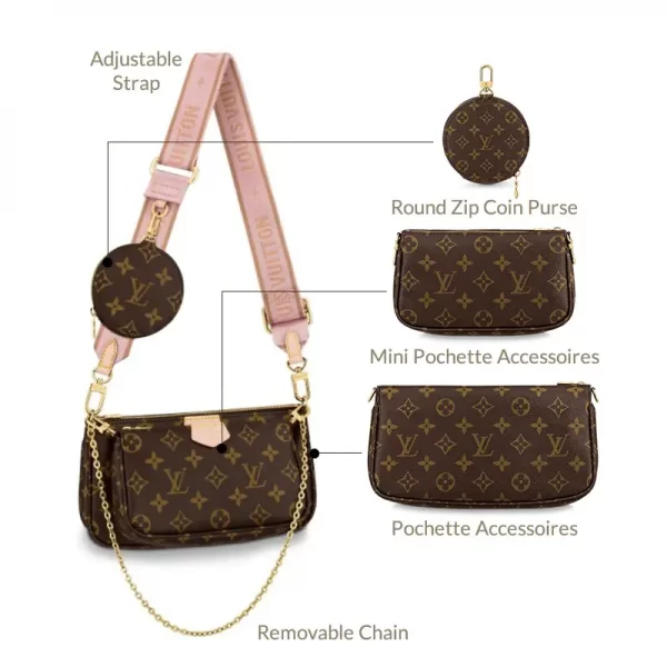 2 Multi-Pochette Accessoires M44840