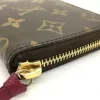 3 Monogram Canvas Clemence Wallet Fuchsia M60742