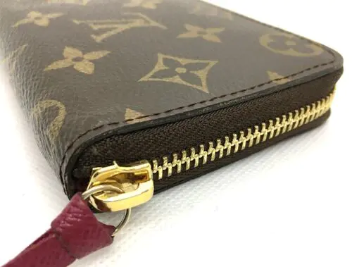 3 Monogram Canvas Clemence Wallet Fuchsia M60742