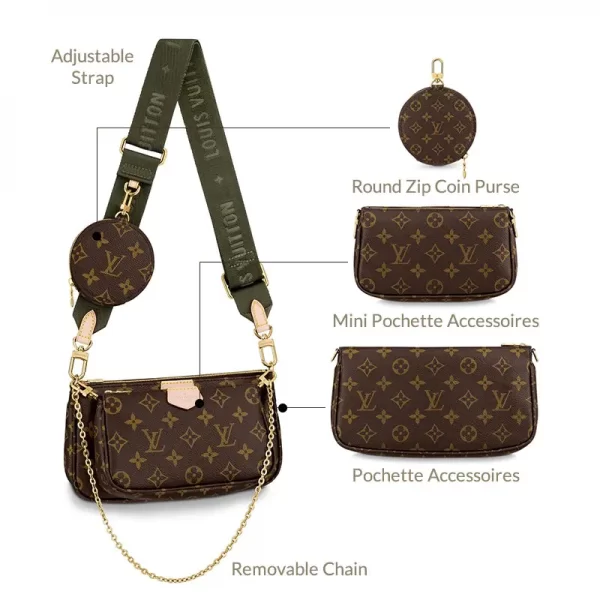 9 Multi-Pochette Accessoires M44813